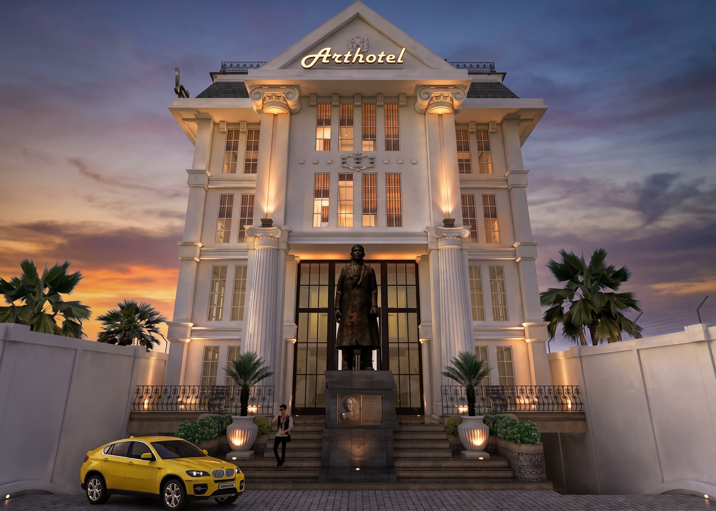 Integrasi Seni Patung dalam Desain Hotel Kontemporer