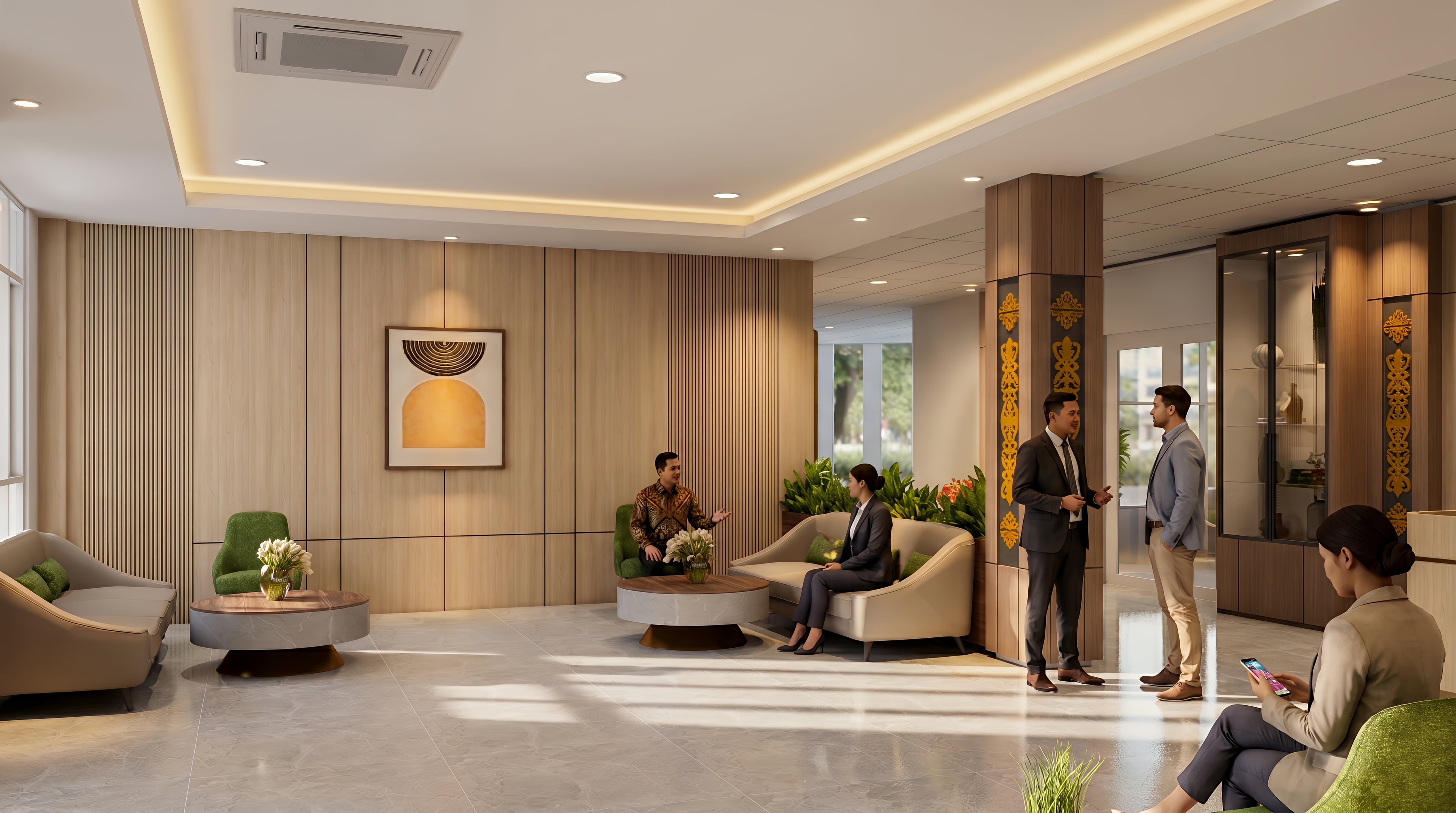 LOBBY KANTOR BUPATI TANA TIDUNG