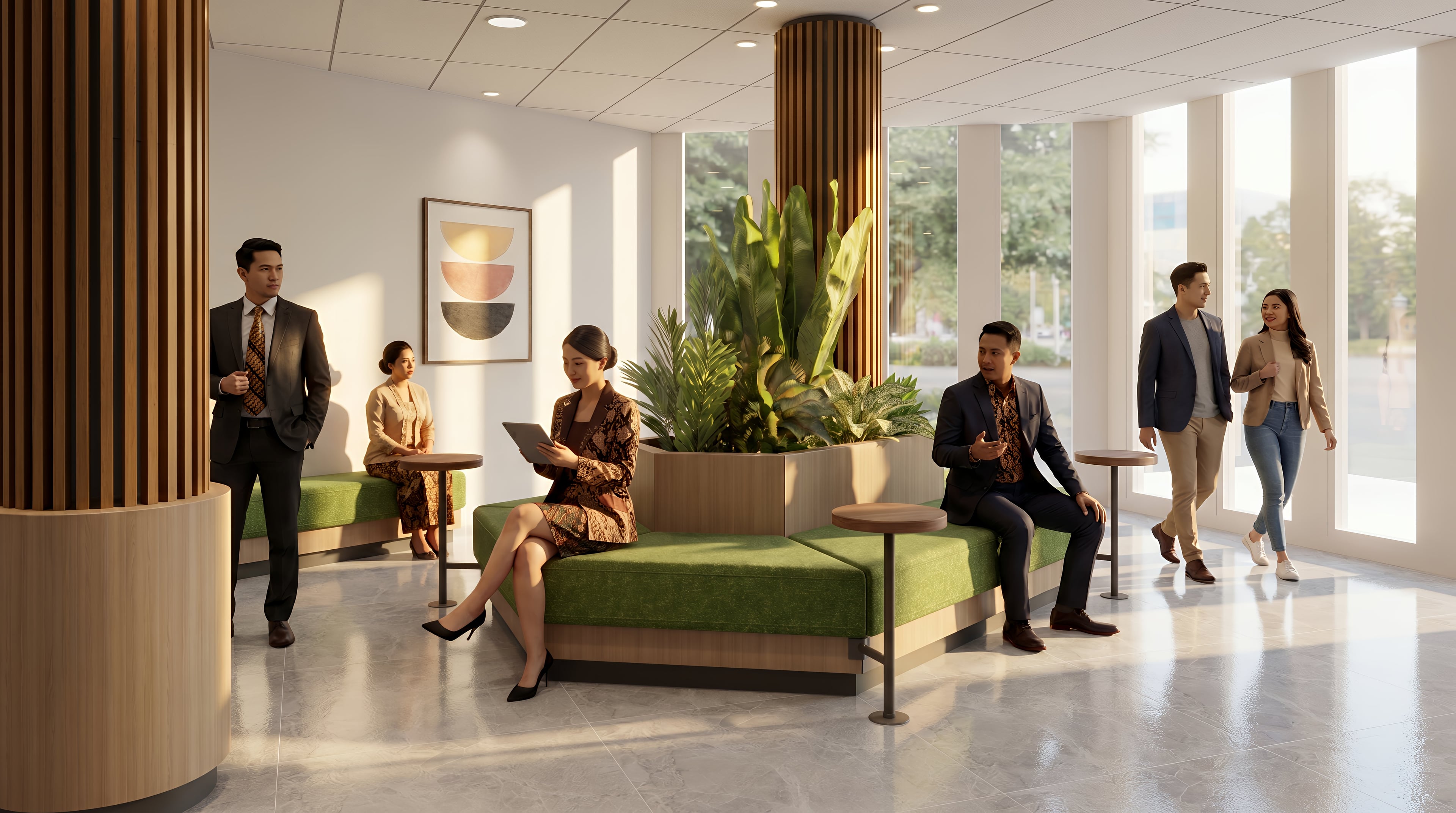 LOBBY KANTOR BUPATI TANA TIDUNG
