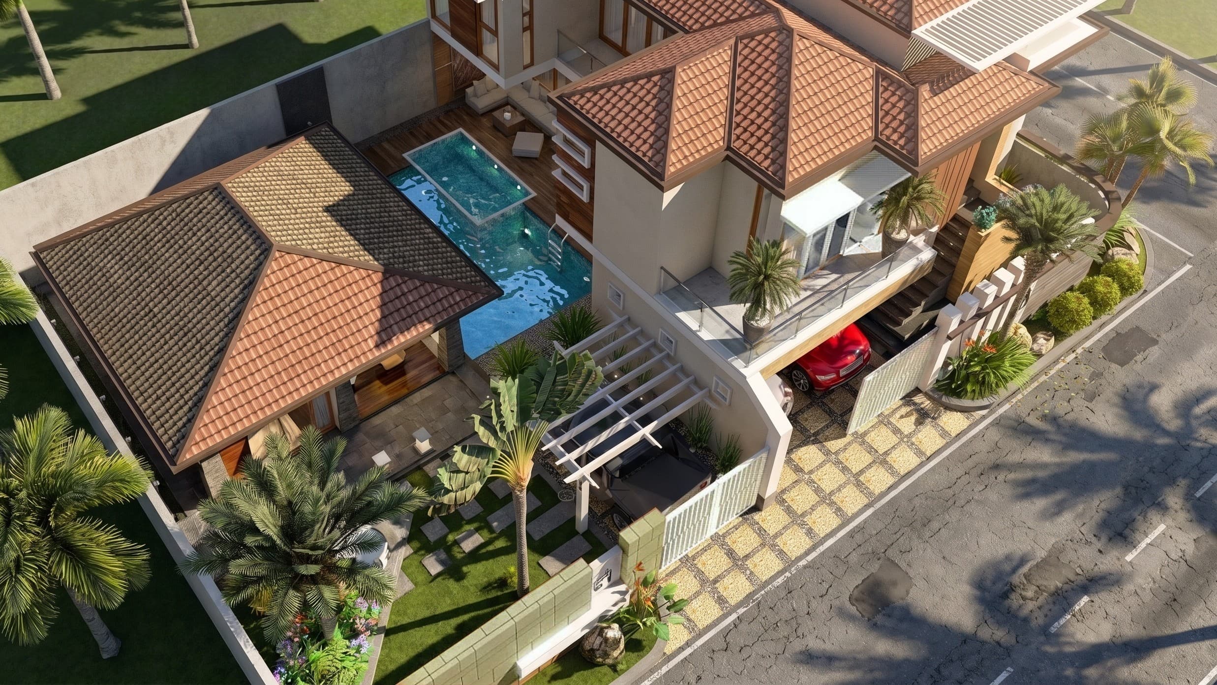 Zoning Fungsional dalam Renovasi RONDANG'S HOUSE